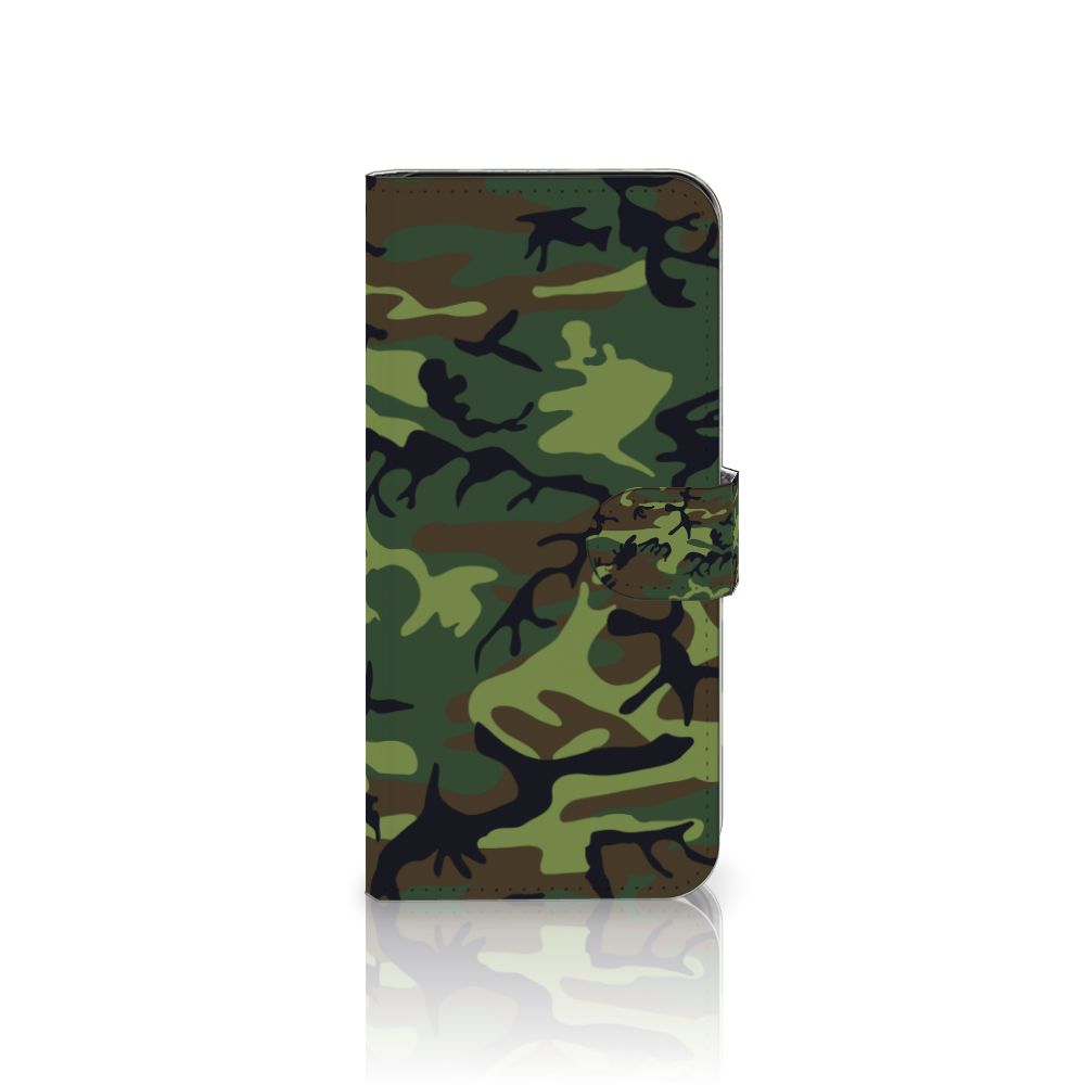 Samsung Galaxy A36 Telefoon Hoesje Army Dark telefoonhoesje camouflage design voorkant