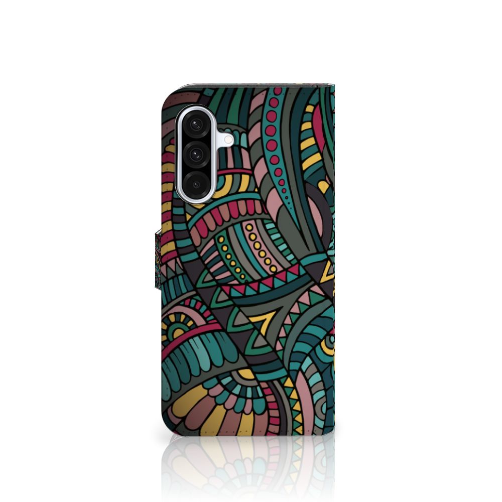 Samsung Galaxy A36 Telefoon Hoesje Aztec telefoonhoesje aztec design achterzijde