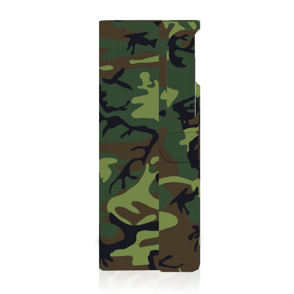 Samsung Galaxy A36 Telefoon Hoesje Geruit camouflage design opzicht