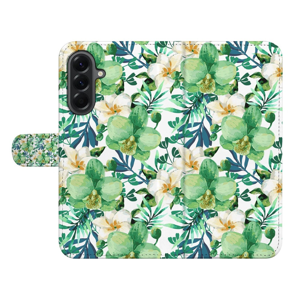 Samsung Galaxy A37 Book Case Orchidee Groen