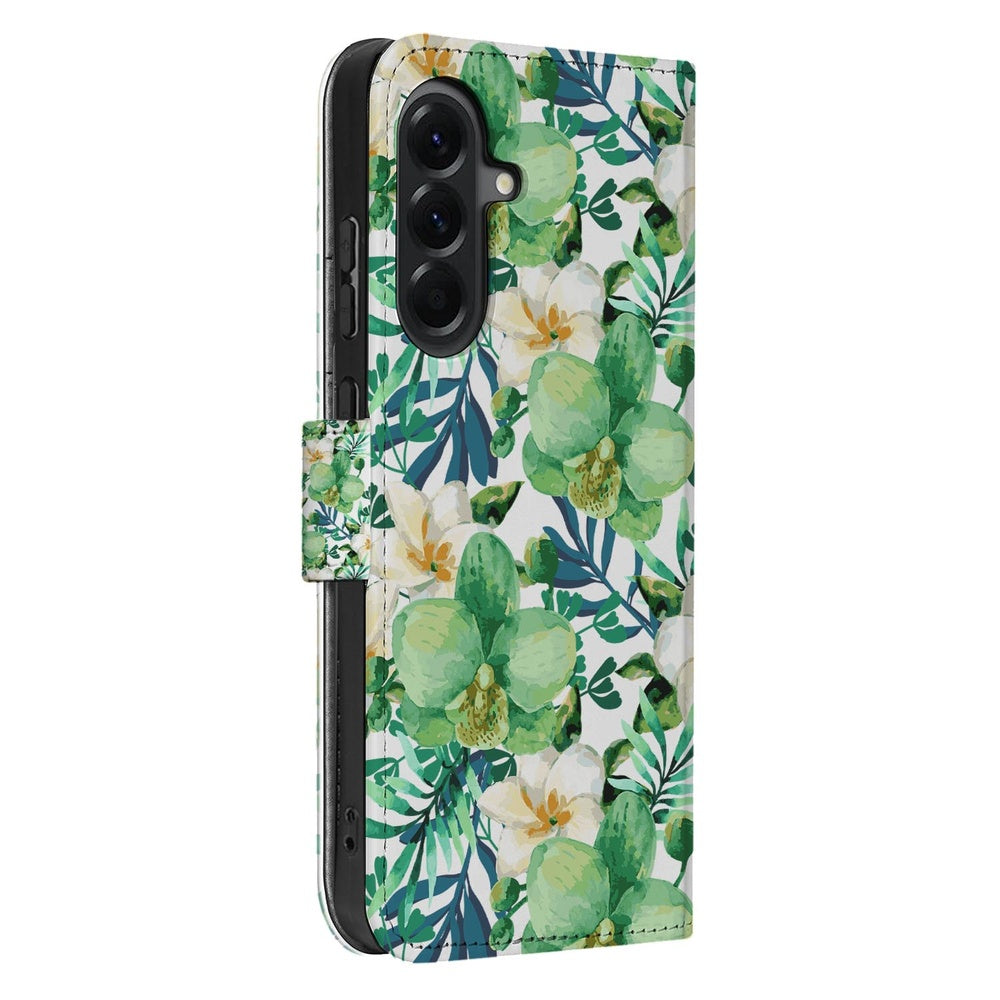 Samsung Galaxy A37 Book Case Orchidee Groen