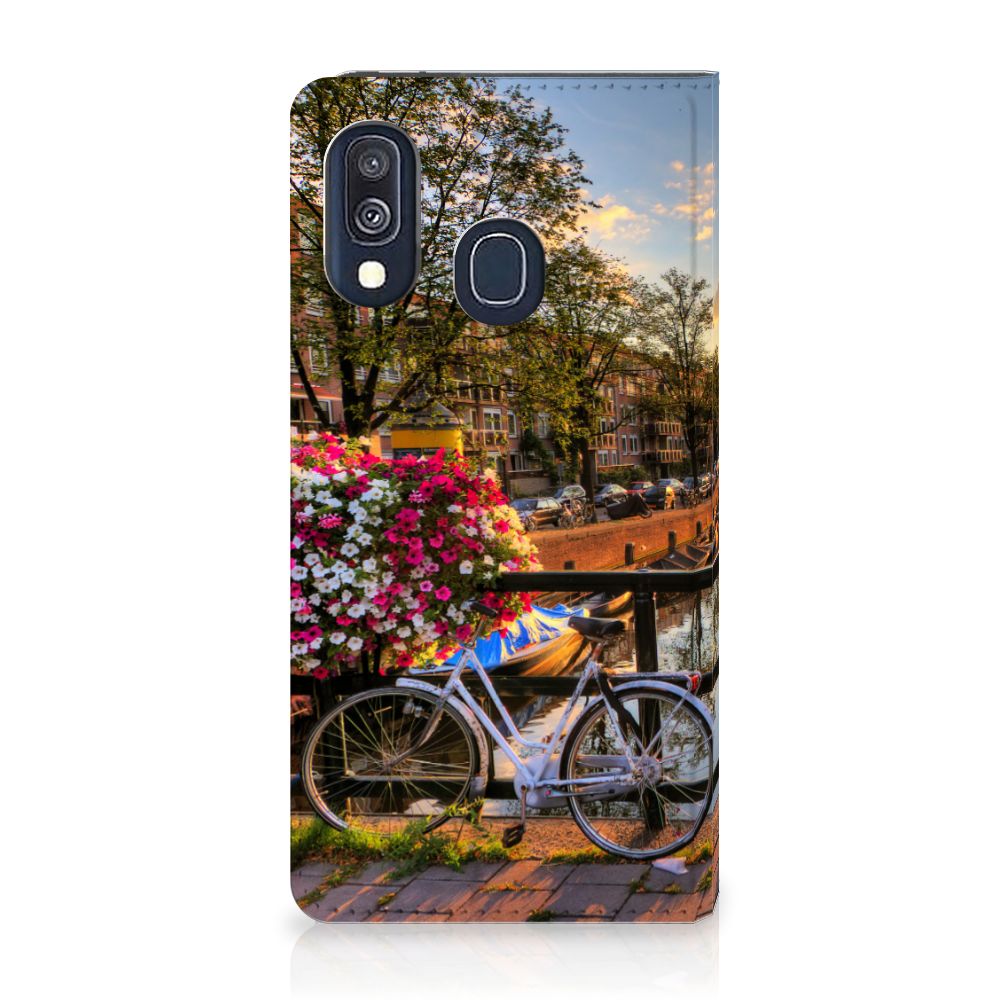 Samsung Galaxy A40 Book Cover Amsterdamse Grachten