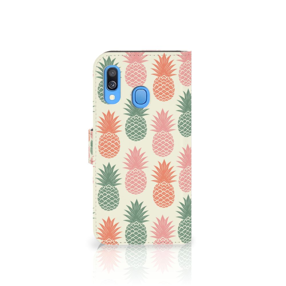Samsung Galaxy A40 Book Cover Ananas