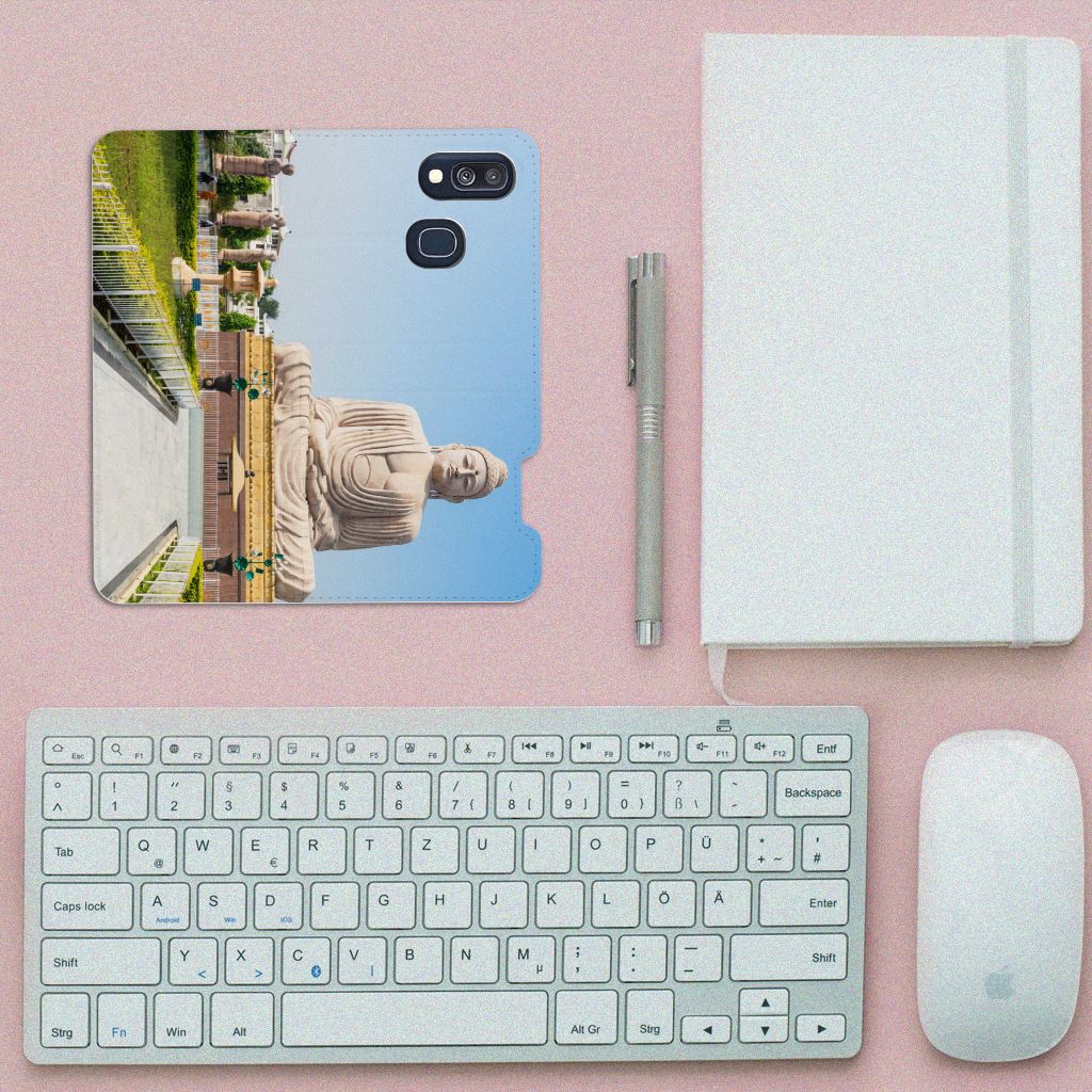 Samsung Galaxy A40 Book Cover Boeddha