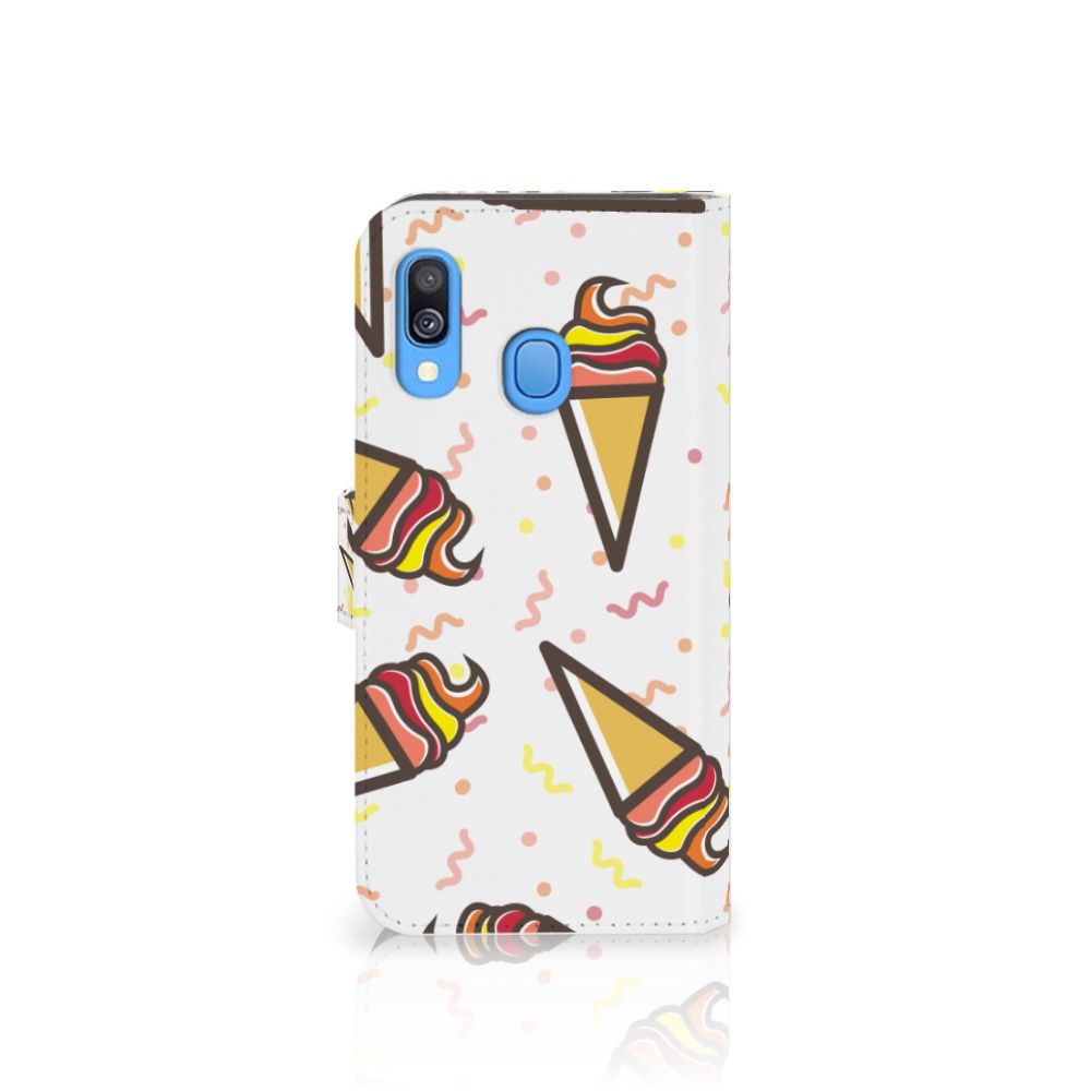 Samsung Galaxy A40 Book Cover Icecream