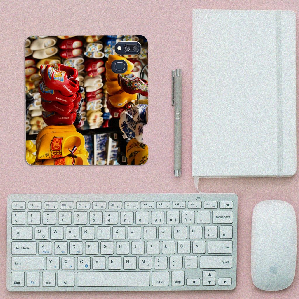 Samsung Galaxy A40 Book Cover Klompen
