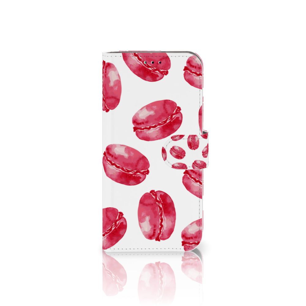 Samsung Galaxy A40 Book Cover Pink Macarons