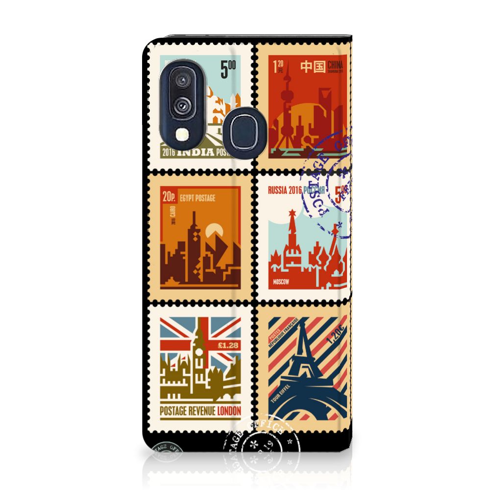 Samsung Galaxy A40 Book Cover Postzegels