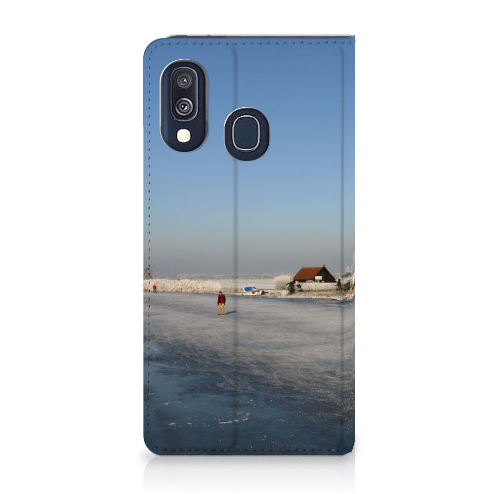 Samsung Galaxy A40 Book Cover Schaatsers