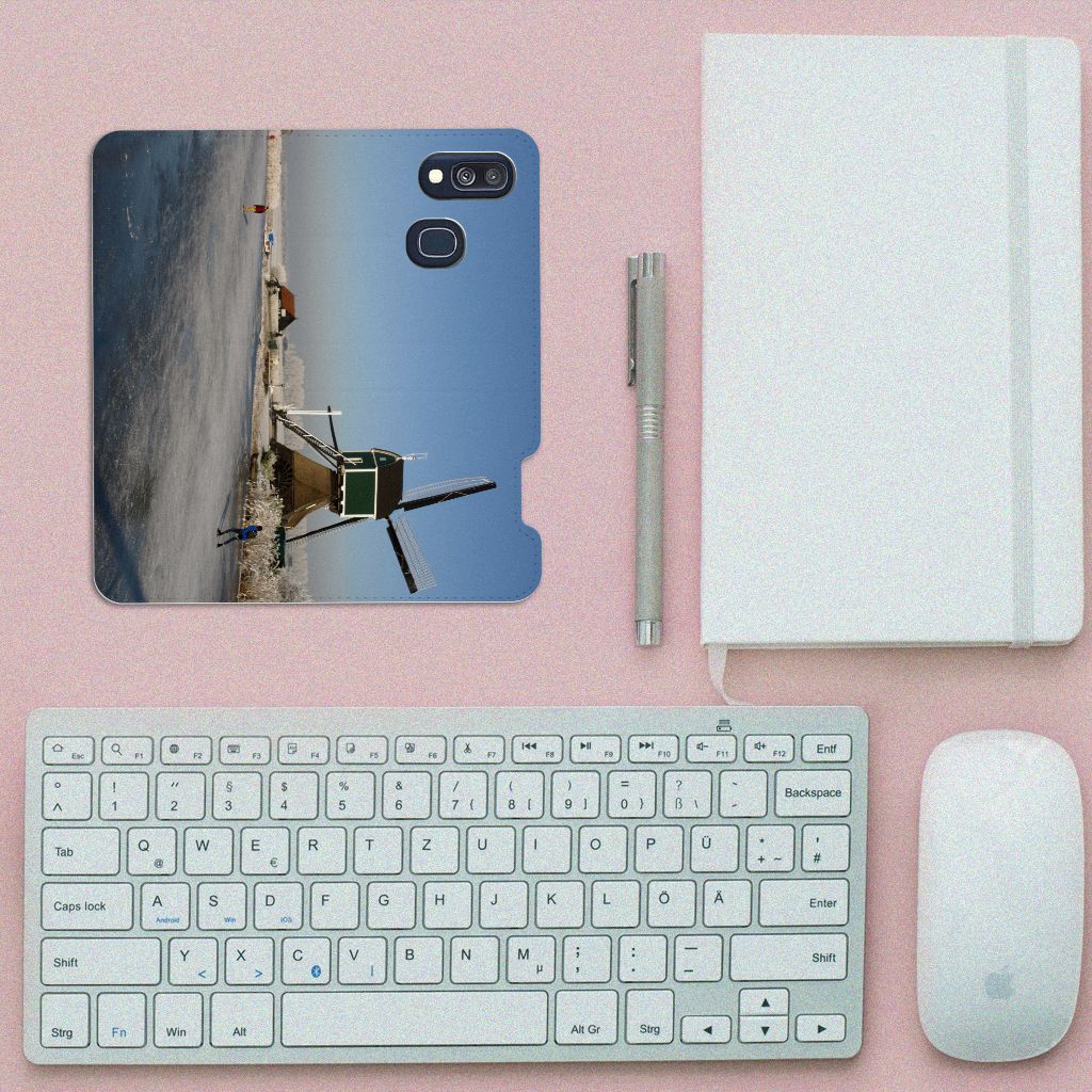 Samsung Galaxy A40 Book Cover Schaatsers