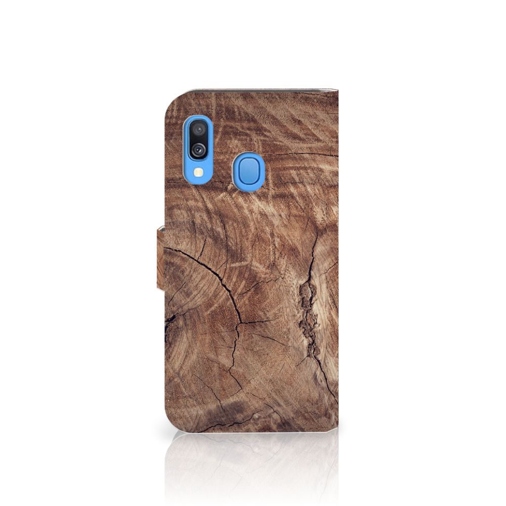 Samsung Galaxy A40 Book Style Case Tree Trunk