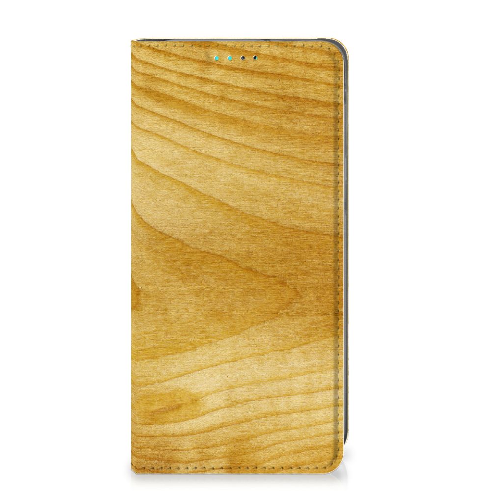 Samsung Galaxy A40 Book Wallet Case Licht Hout