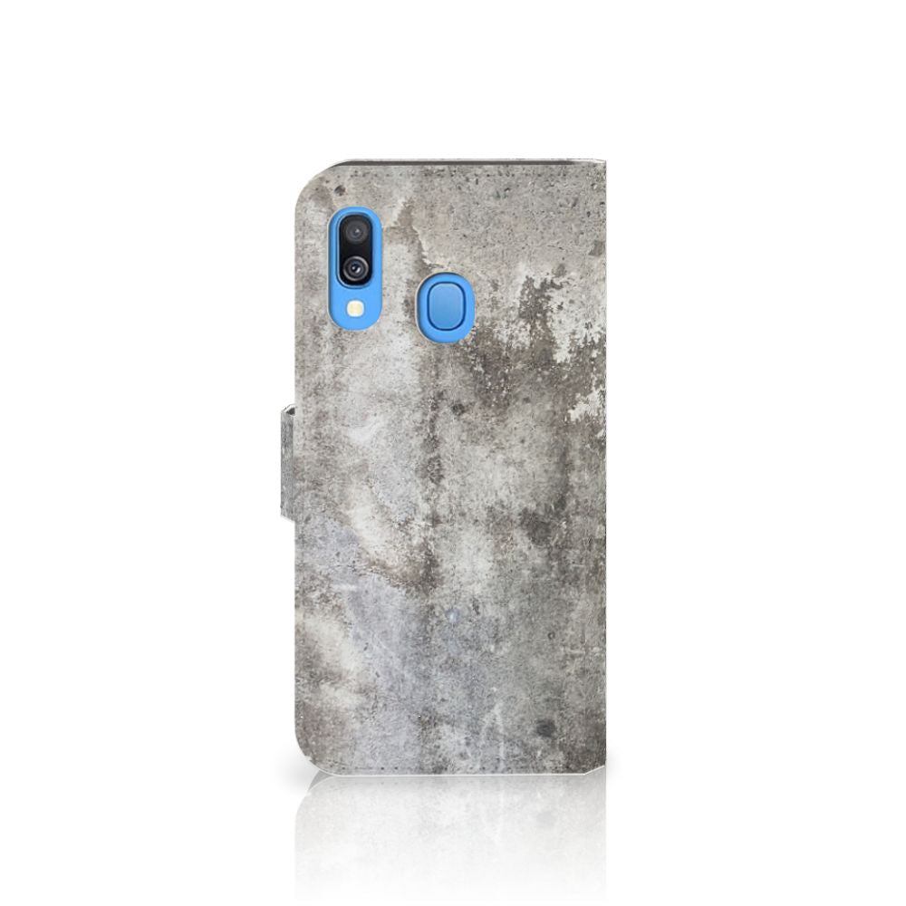 Samsung Galaxy A40 Bookcase Beton Print