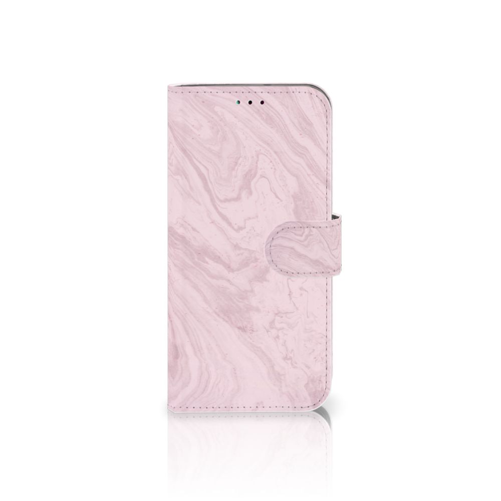 Samsung Galaxy A40 Bookcase Marble Pink - Origineel Cadeau Vriendin