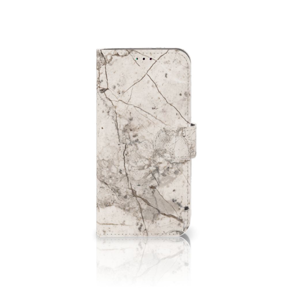 Samsung Galaxy A40 Bookcase Marmer Beige