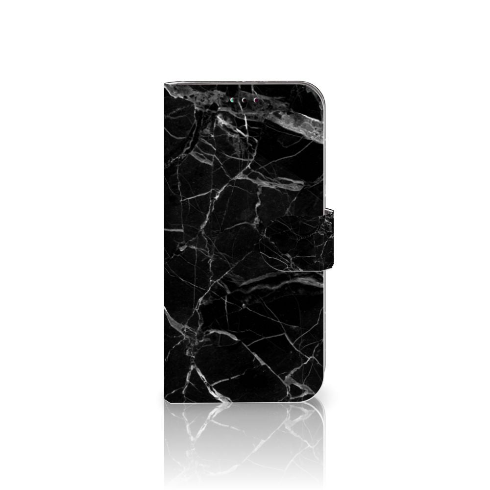 Samsung Galaxy A40 Bookcase Marmer Zwart - Origineel Cadeau Vader