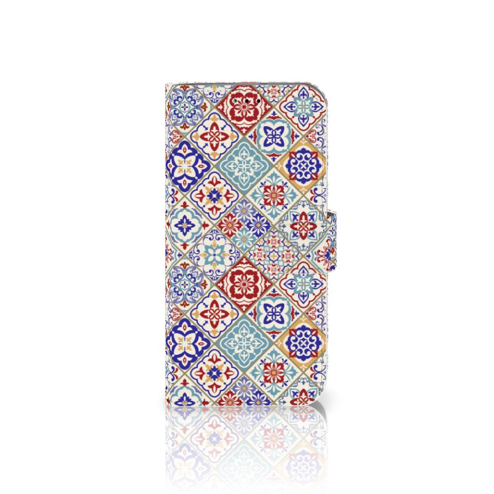 Samsung Galaxy A40 Bookcase Tiles Color boekcase tegels voorkant