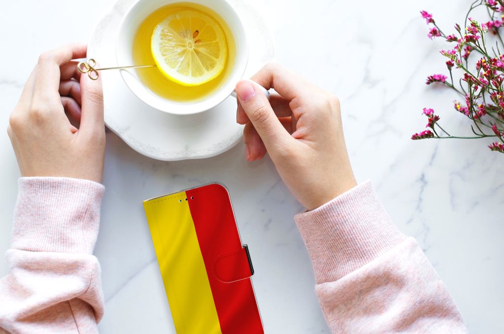 Samsung Galaxy A40 Bookstyle Case Belgische Vlag