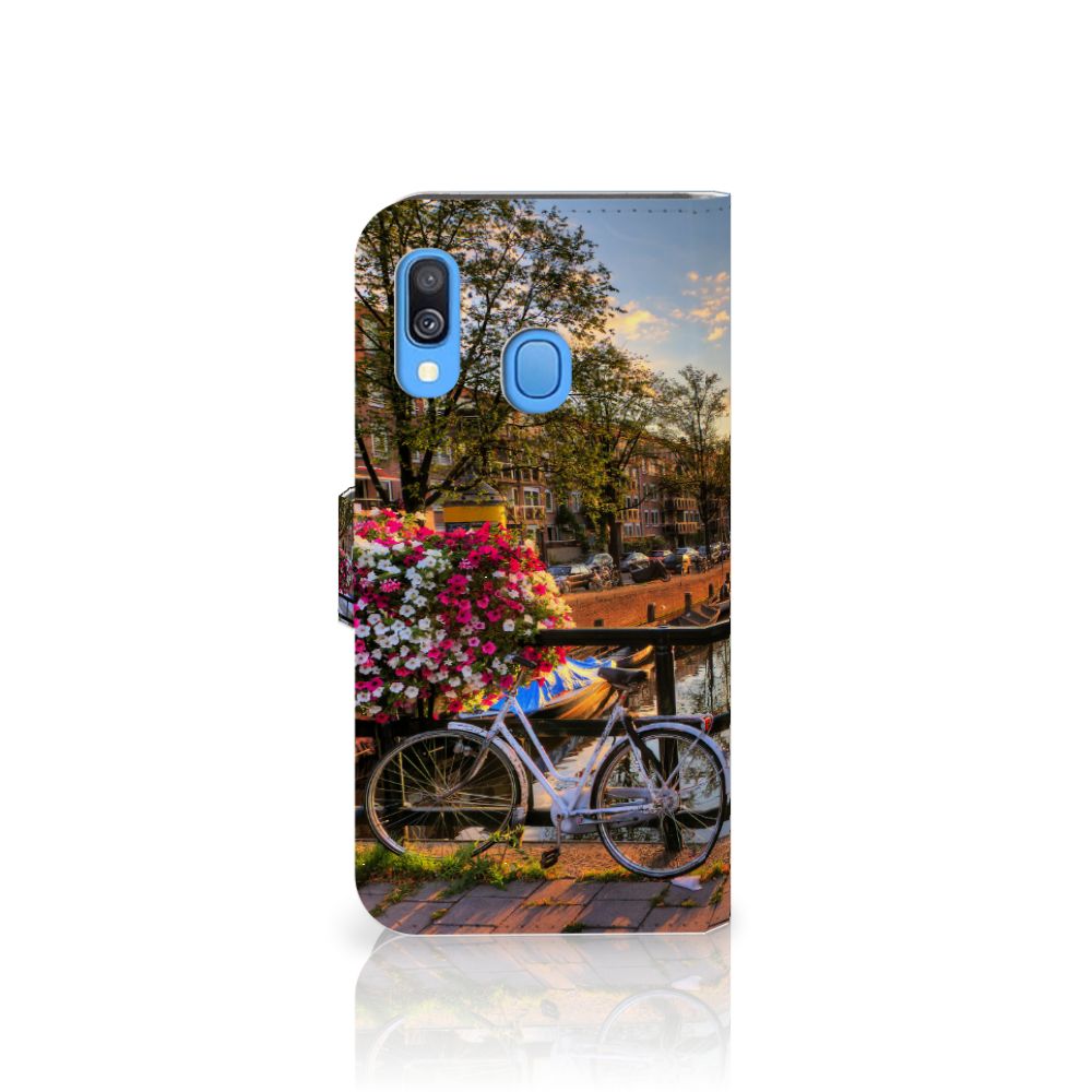 Samsung Galaxy A40 Flip Cover Amsterdamse Grachten