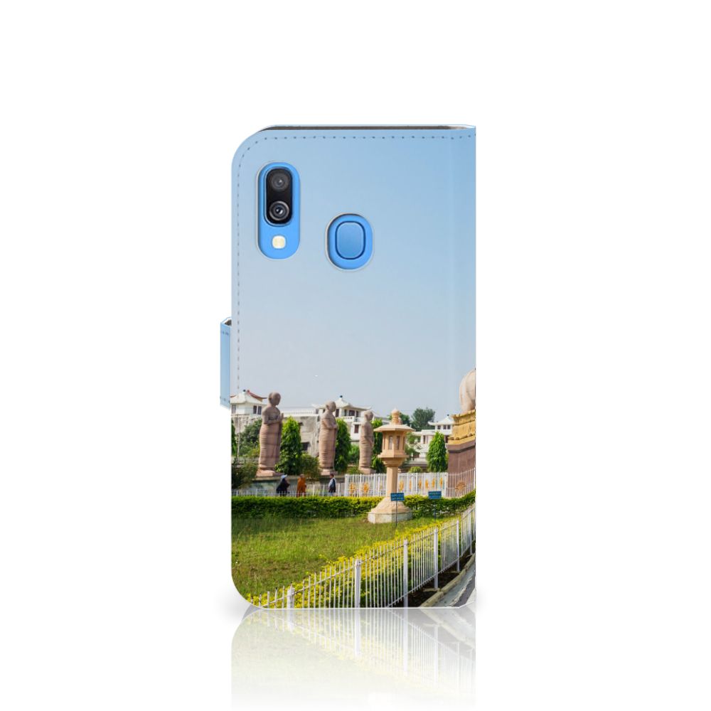 Samsung Galaxy A40 Flip Cover Boeddha