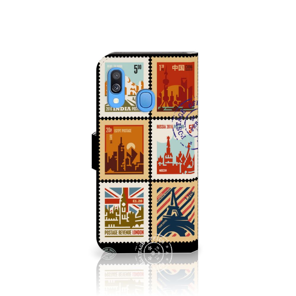 Samsung Galaxy A40 Flip Cover Postzegels