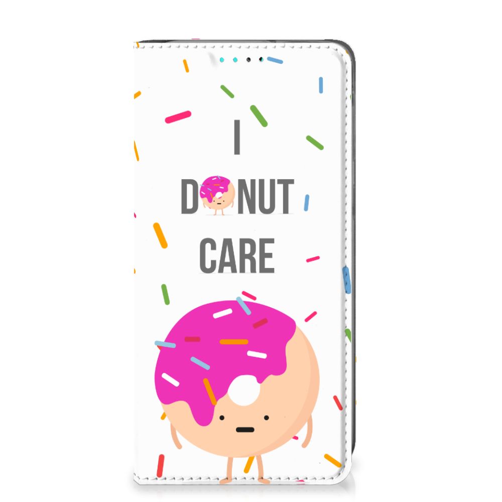Samsung Galaxy A40 Flip Style Cover Donut Roze