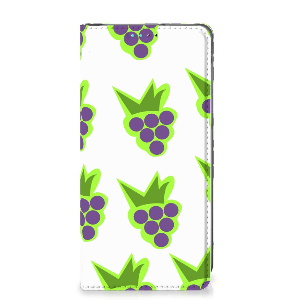 Samsung Galaxy A40 Flip Style Cover Druiven