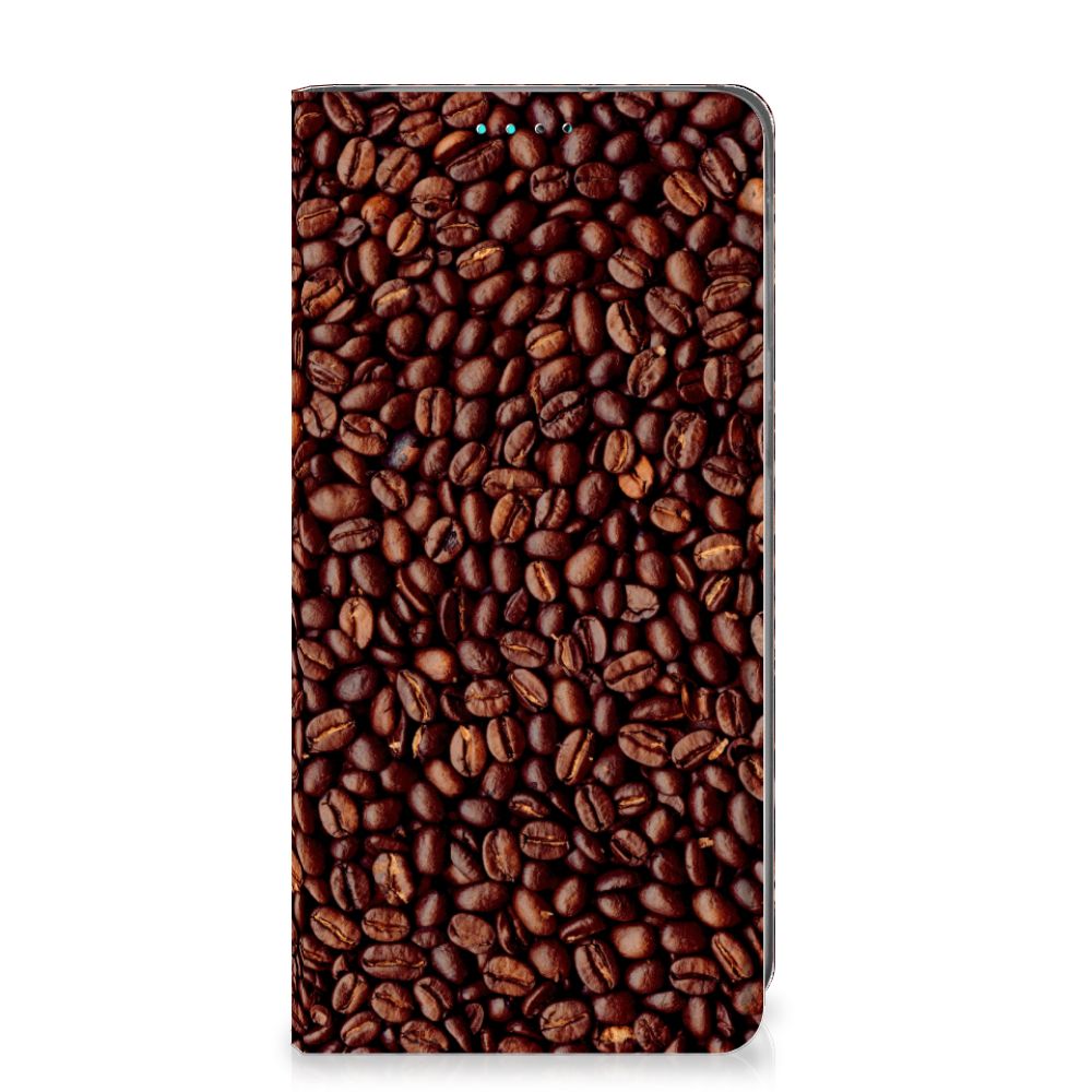 Samsung Galaxy A40 Flip Style Cover Koffiebonen