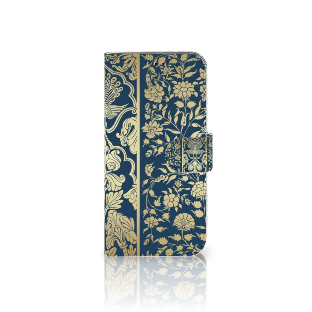 Samsung Galaxy A40 Hoesje Beige Flowers