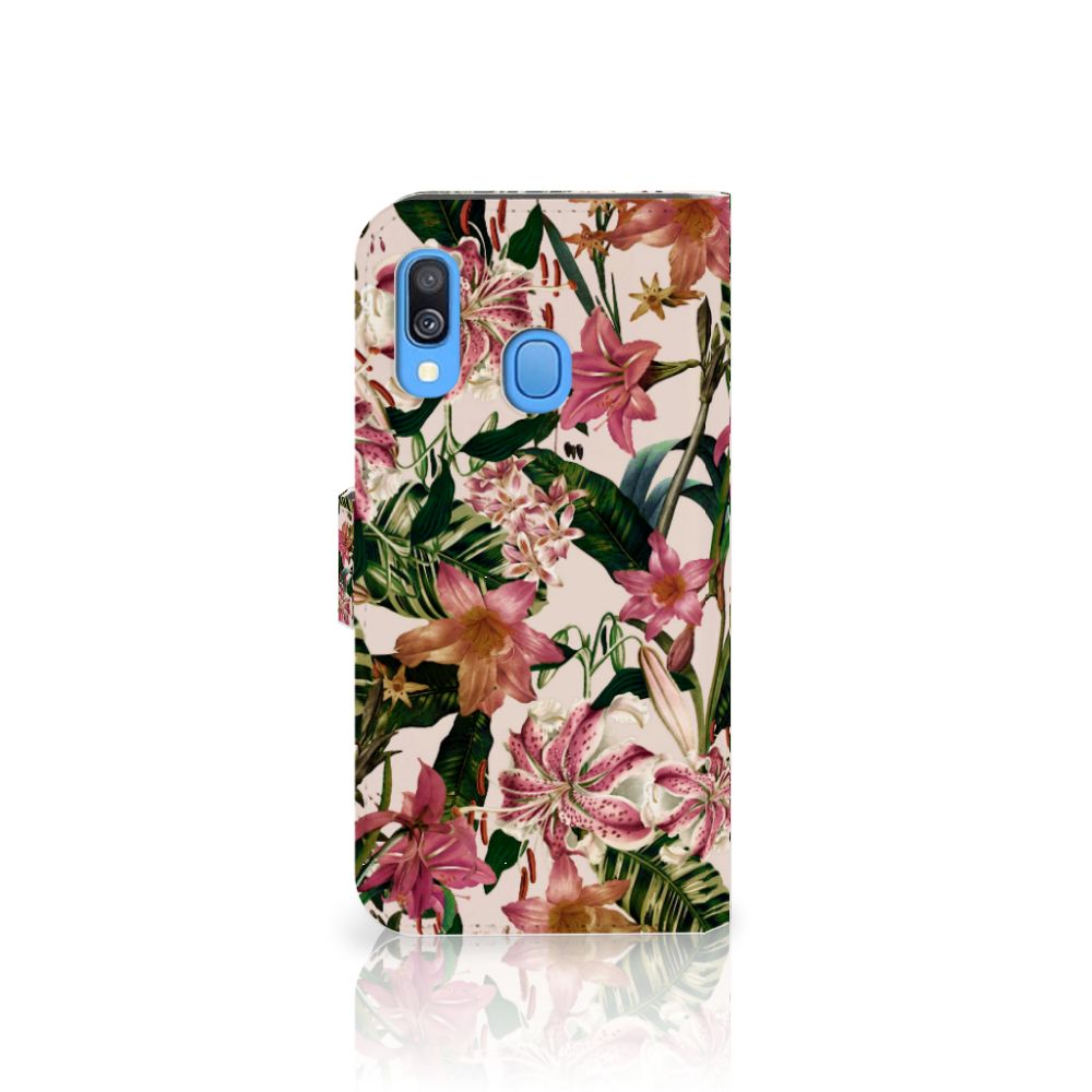 Samsung Galaxy A40 Hoesje Flowers