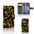 Samsung Galaxy A40 Hoesje Gouden Bloemen