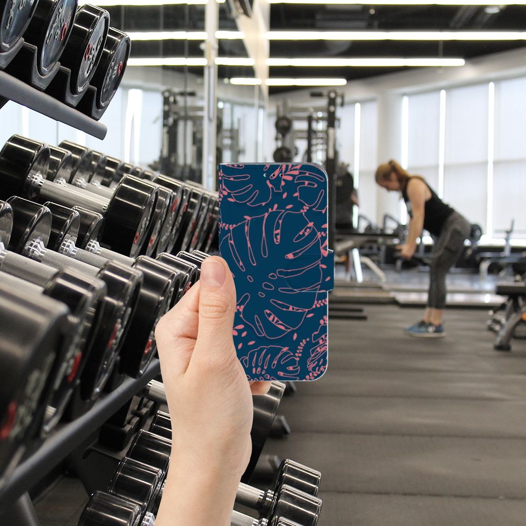 Samsung Galaxy A40 Hoesje Palm Leaves