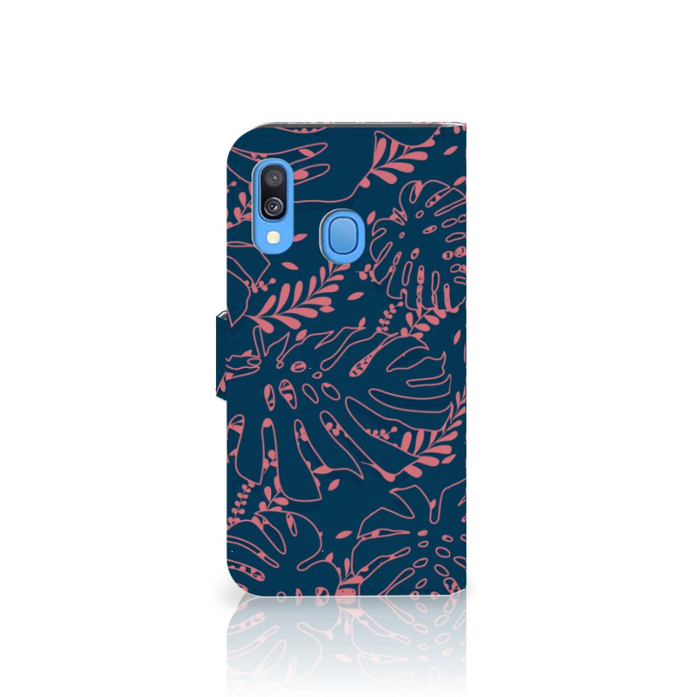 Samsung Galaxy A40 Hoesje Palm Leaves