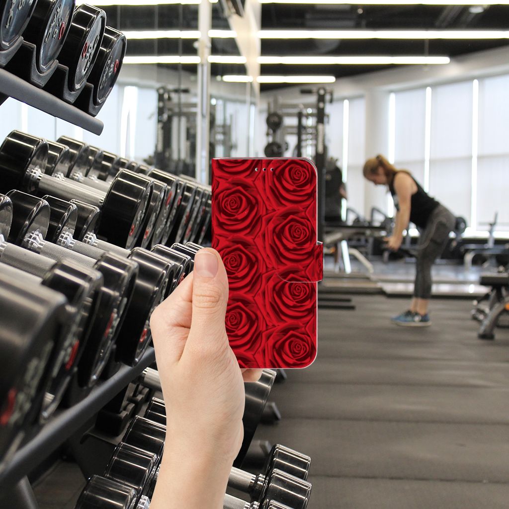 Samsung Galaxy A40 Hoesje Red Roses