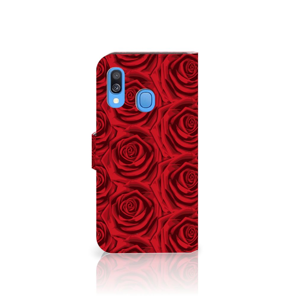 Samsung Galaxy A40 Hoesje Red Roses