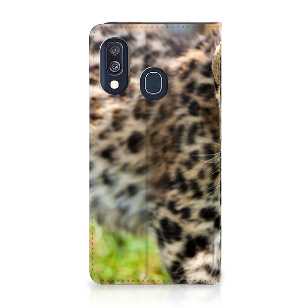 Samsung Galaxy A40 Hoesje maken Baby Luipaard