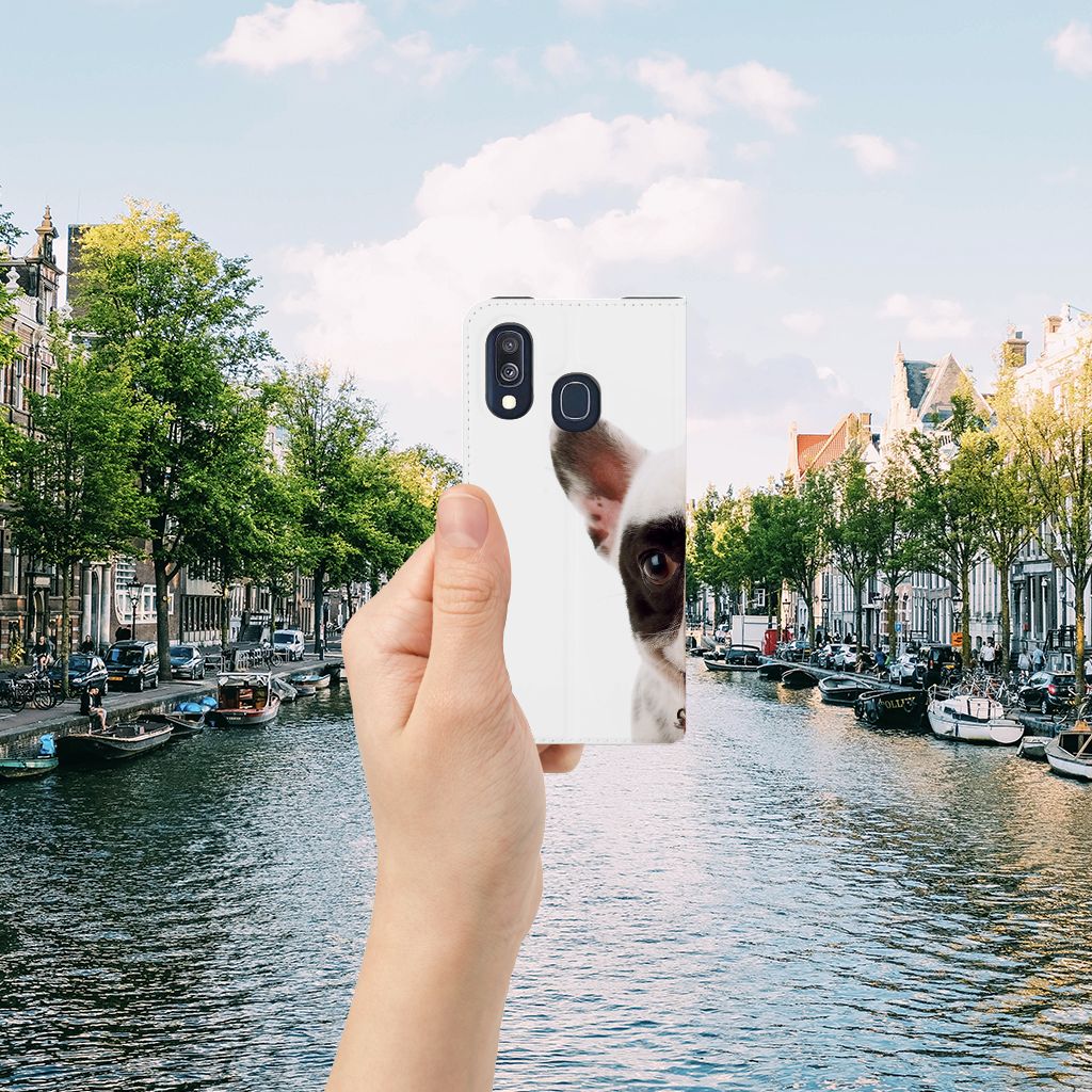 Samsung Galaxy A40 Hoesje maken Franse Bulldog