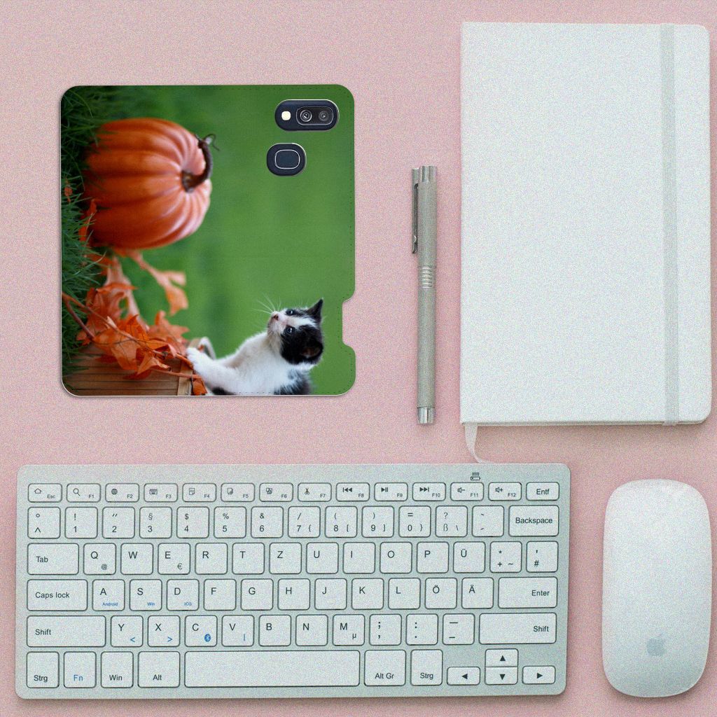 Samsung Galaxy A40 Hoesje maken Kitten