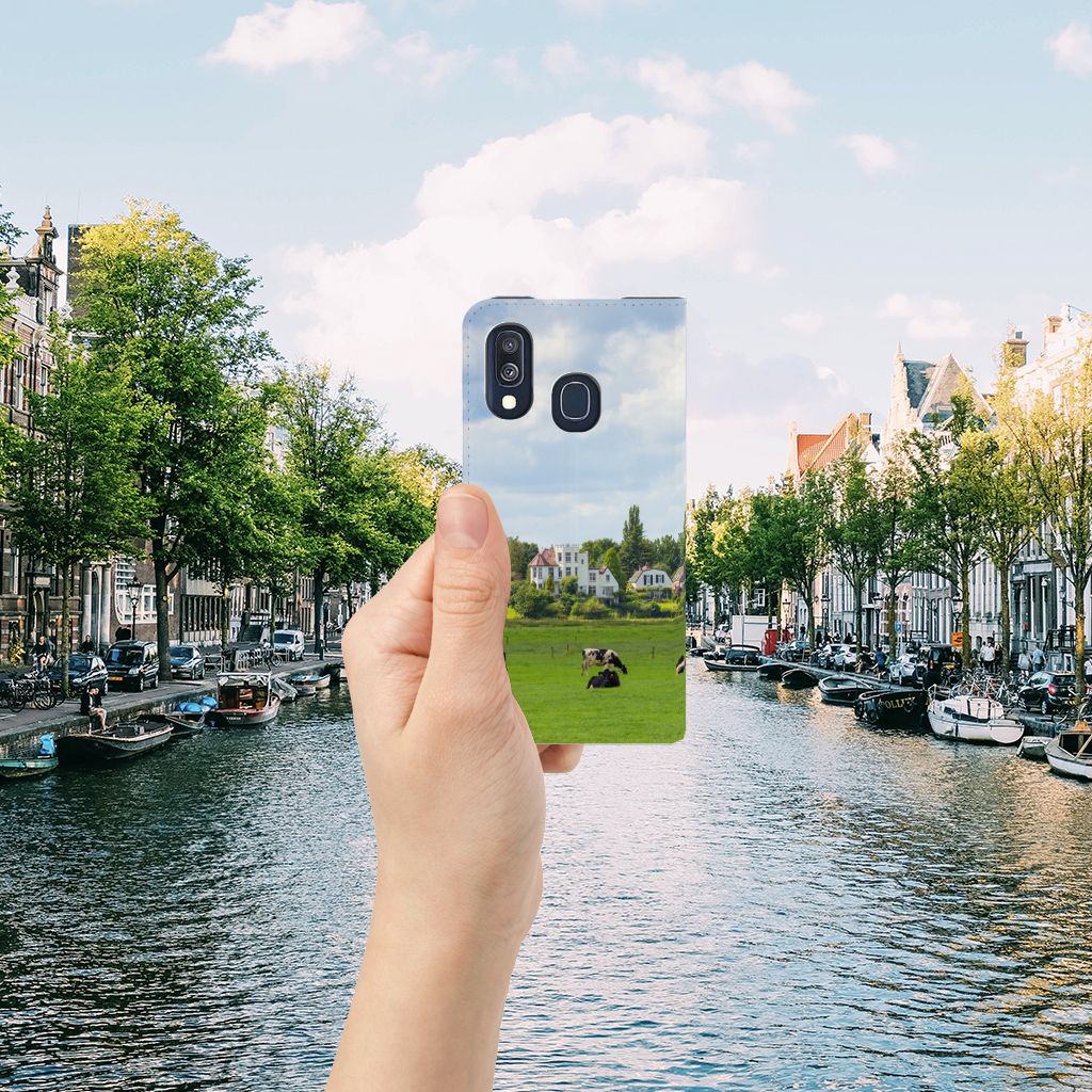 Samsung Galaxy A40 Hoesje maken Koeien