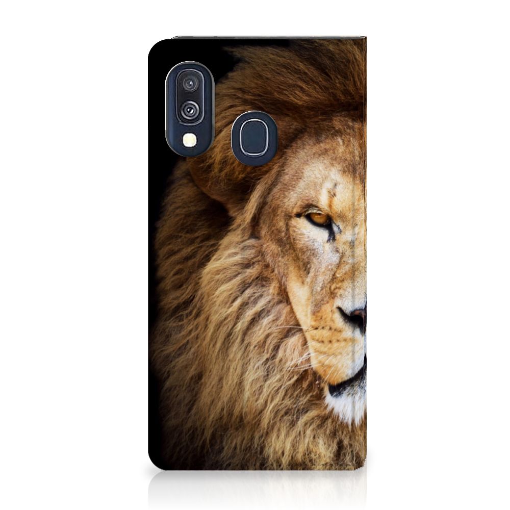 Samsung Galaxy A40 Hoesje maken Leeuw