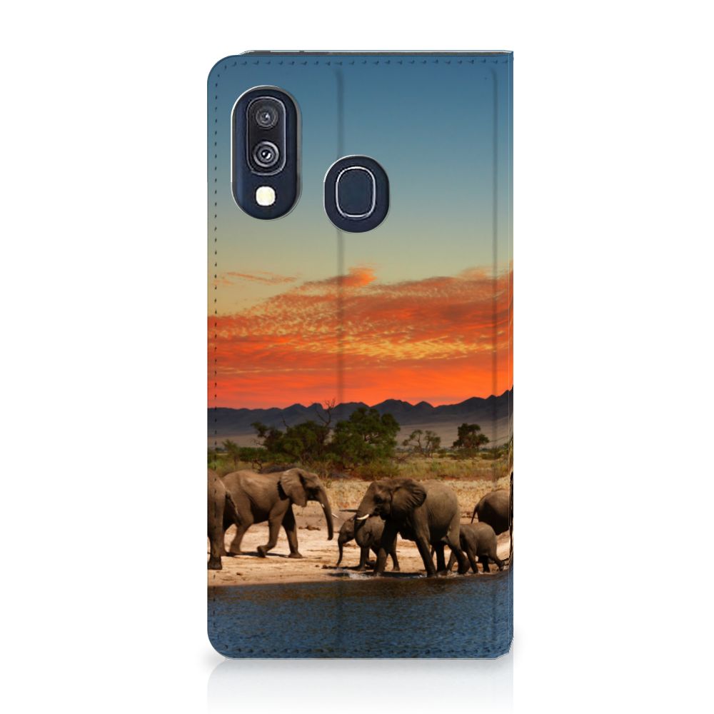 Samsung Galaxy A40 Hoesje maken Olifanten