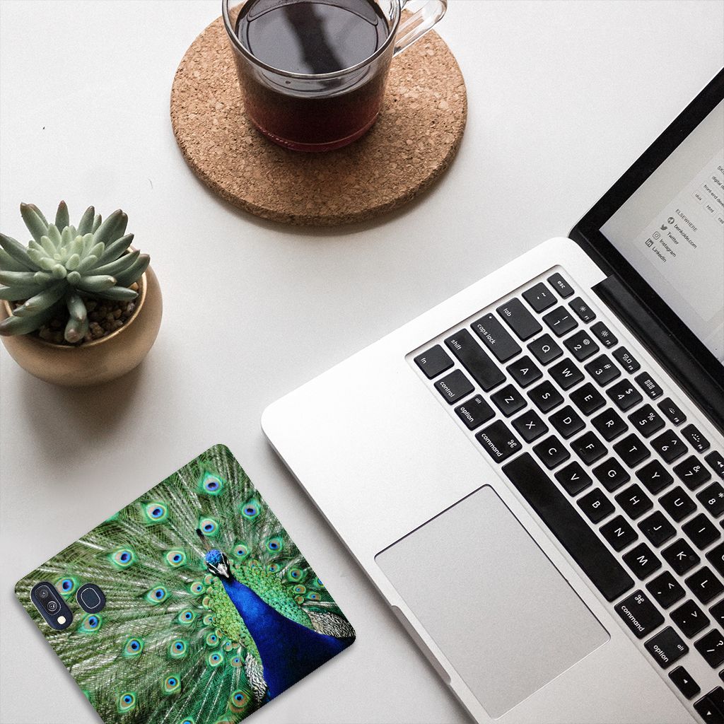 Samsung Galaxy A40 Hoesje maken Pauw