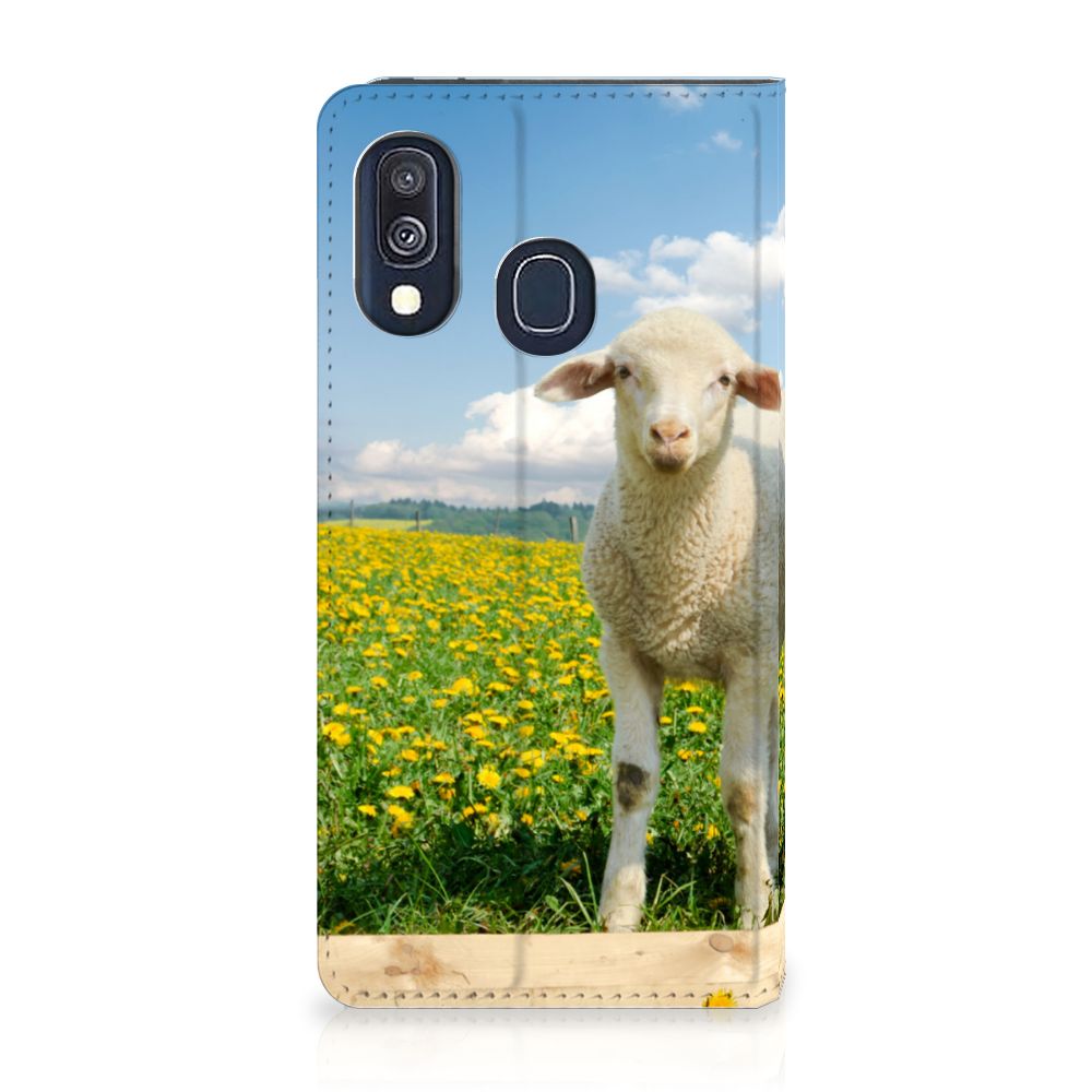 Samsung Galaxy A40 Hoesje maken Schaap en Lammetje