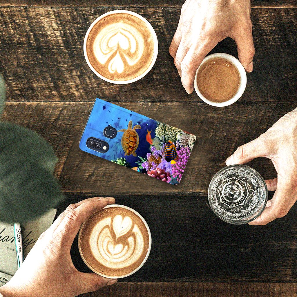Samsung Galaxy A40 Hoesje maken Vissen