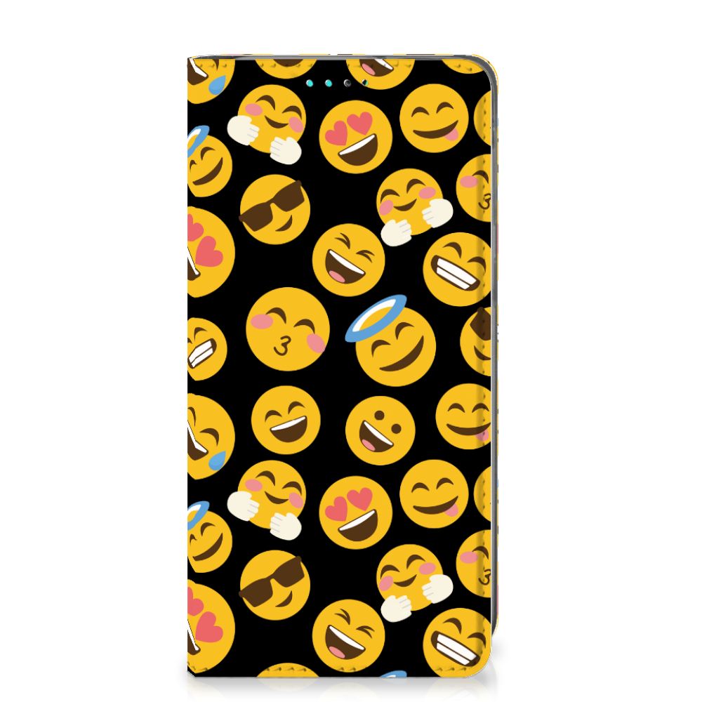 Samsung Galaxy A40 Hoesje met Magneet Emoji