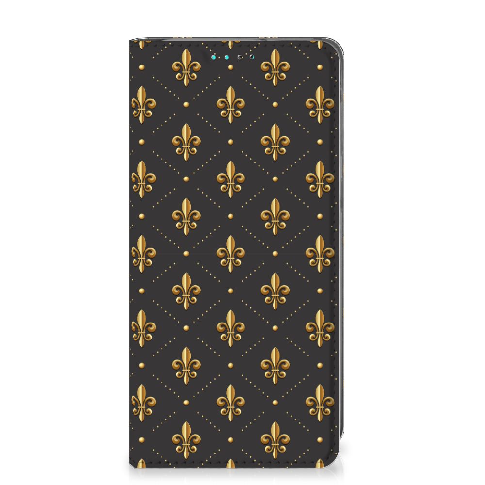 Samsung Galaxy A40 Hoesje met Magneet Franse Lelie