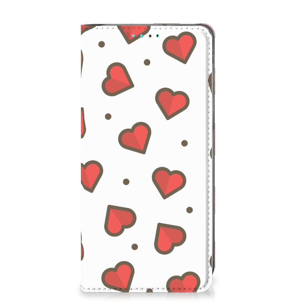 Samsung Galaxy A40 Hoesje met Magneet Hearts