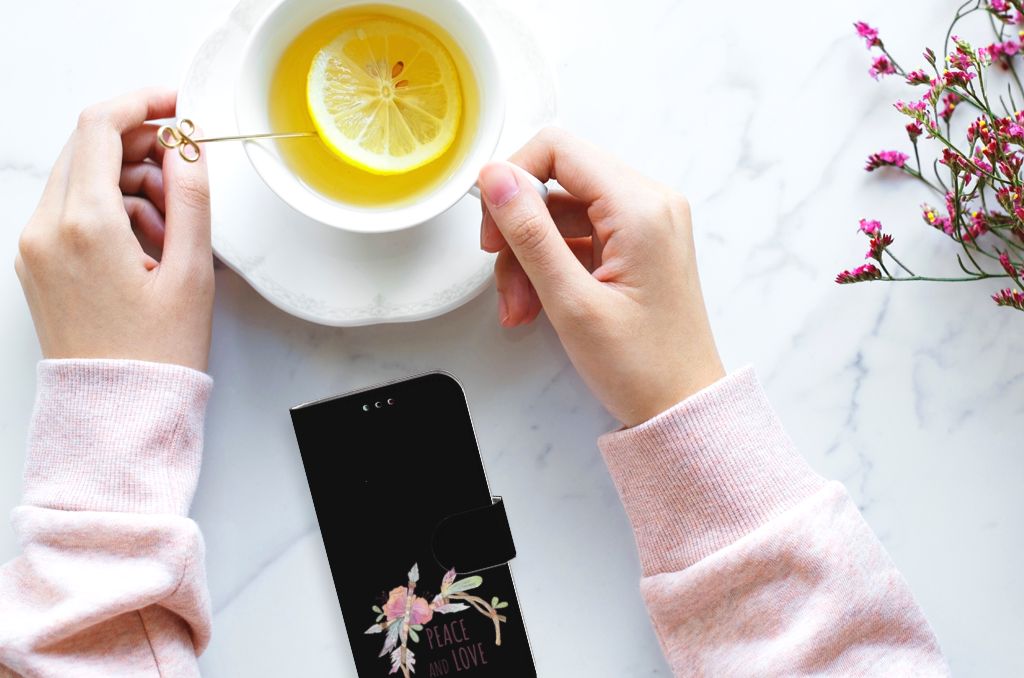 Samsung Galaxy A40 Leuk Hoesje Boho Text