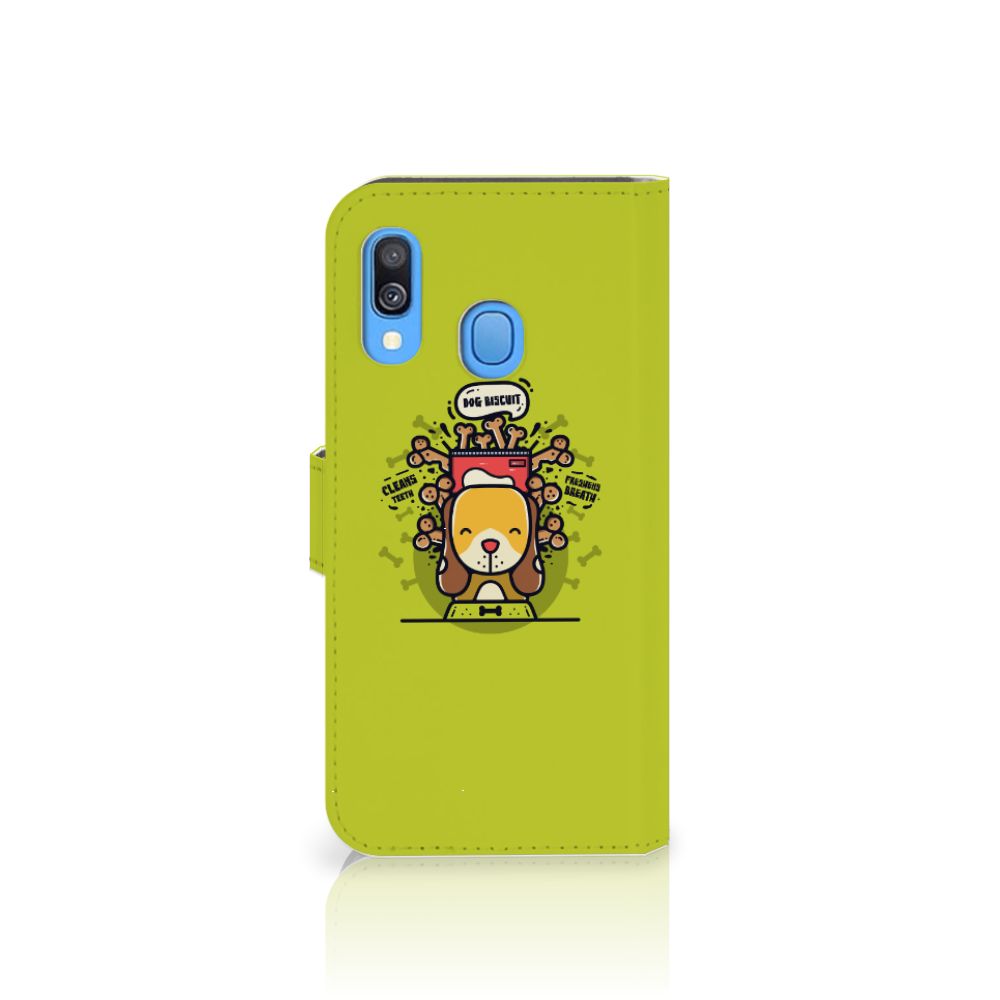 Samsung Galaxy A40 Leuk Hoesje Doggy Biscuit
