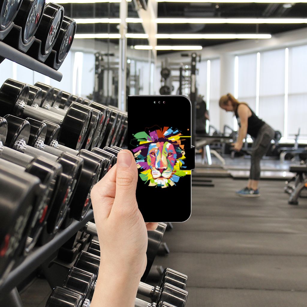 Samsung Galaxy A40 Leuk Hoesje Lion Color